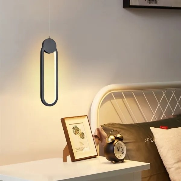 Lustră LED dimabilă pe cablu Immax NEO 07232L LITE OVALE LED/22W/230V Wi-Fi Tuya + telecomandă