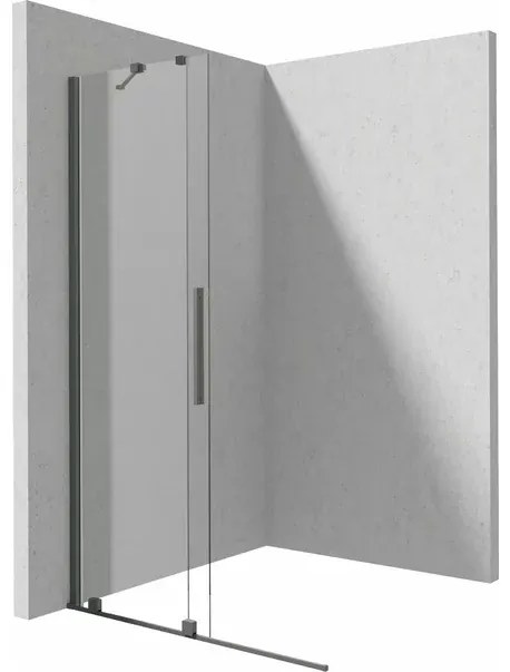 Paravan de dus Walk-in Deante Prizma titan 90x195 cm