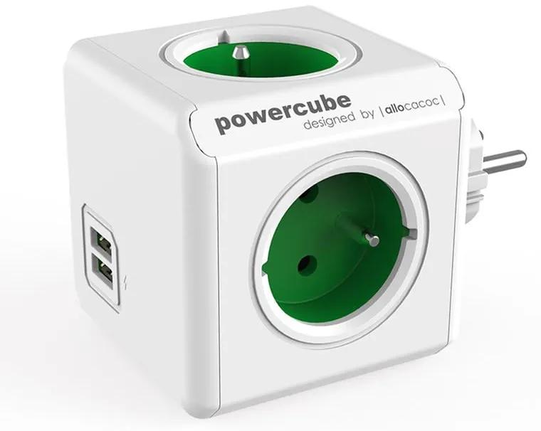 Prelungitor PowerCube Original USB verde