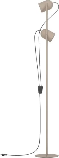 Eglo 44166 - Lampadar TILSTON, 2xE14/8W/230V, bej