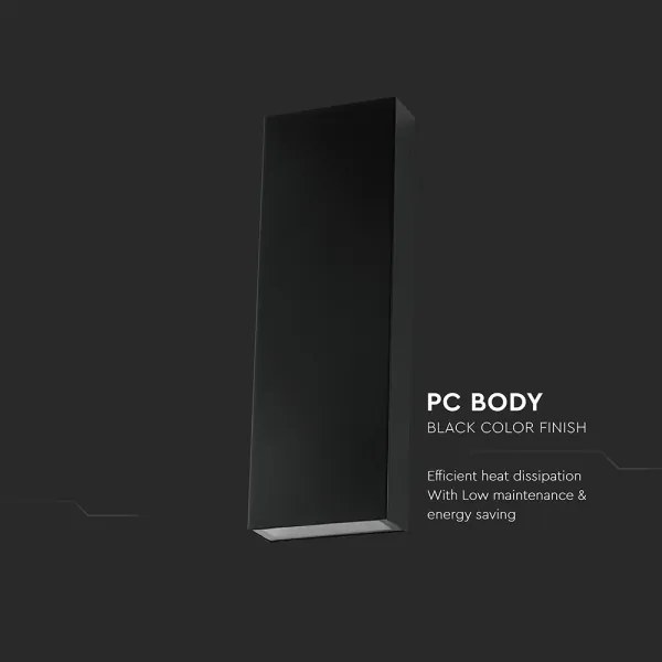 Aplică LED de exterior LED/8W/230V 4000K IP65 negru