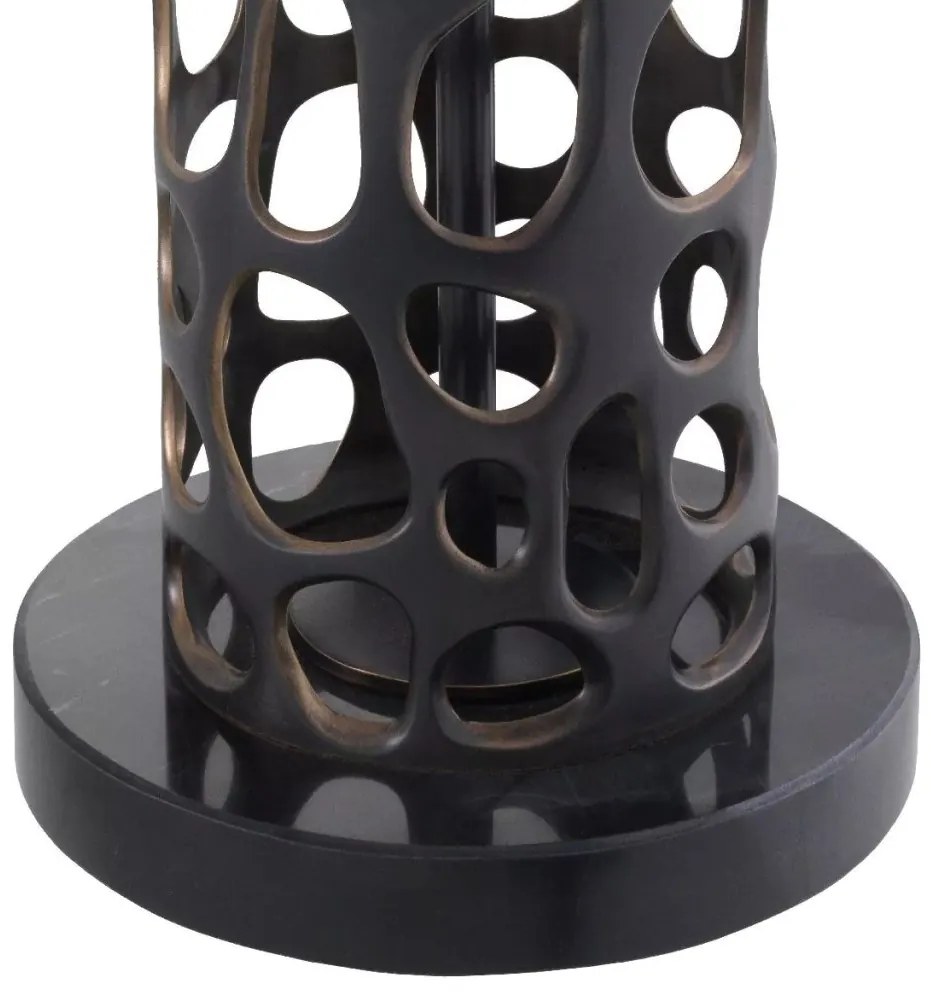 Veioza, Lampa de masa design LUX Dix, Bronze highlight