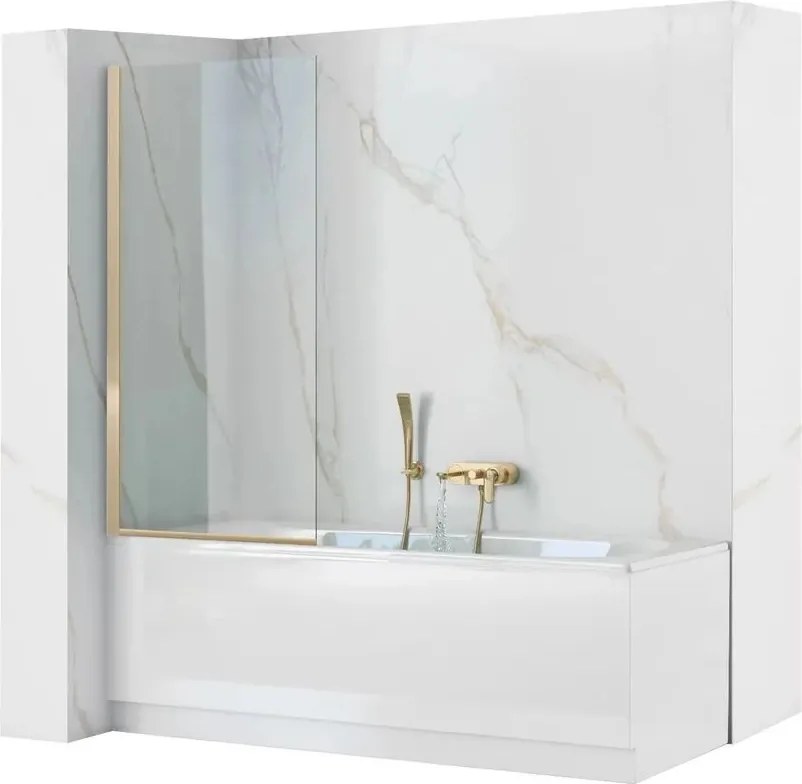Paravan de cada Rea Elegant auriu 80x140 cm
