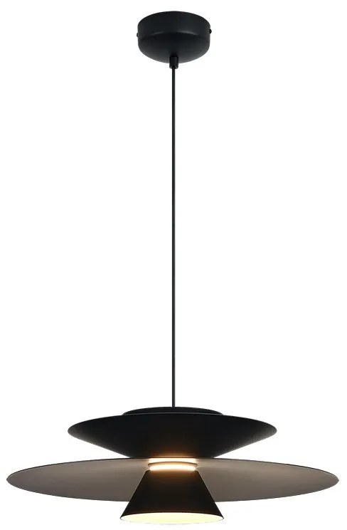 Lustra/Pendul LED design decorativ ESTRELLA negru