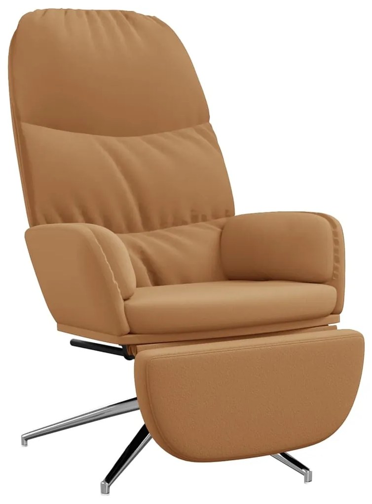 3097382 vidaXL Scaun relaxare suport pentru picioare negru piele întoarsă eco