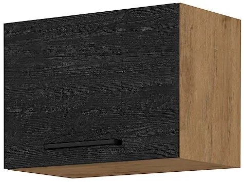 Dulap superior de bucătărie Virion 50 GU 36 1F (Stejar lancelot + lemn închis). 1046306