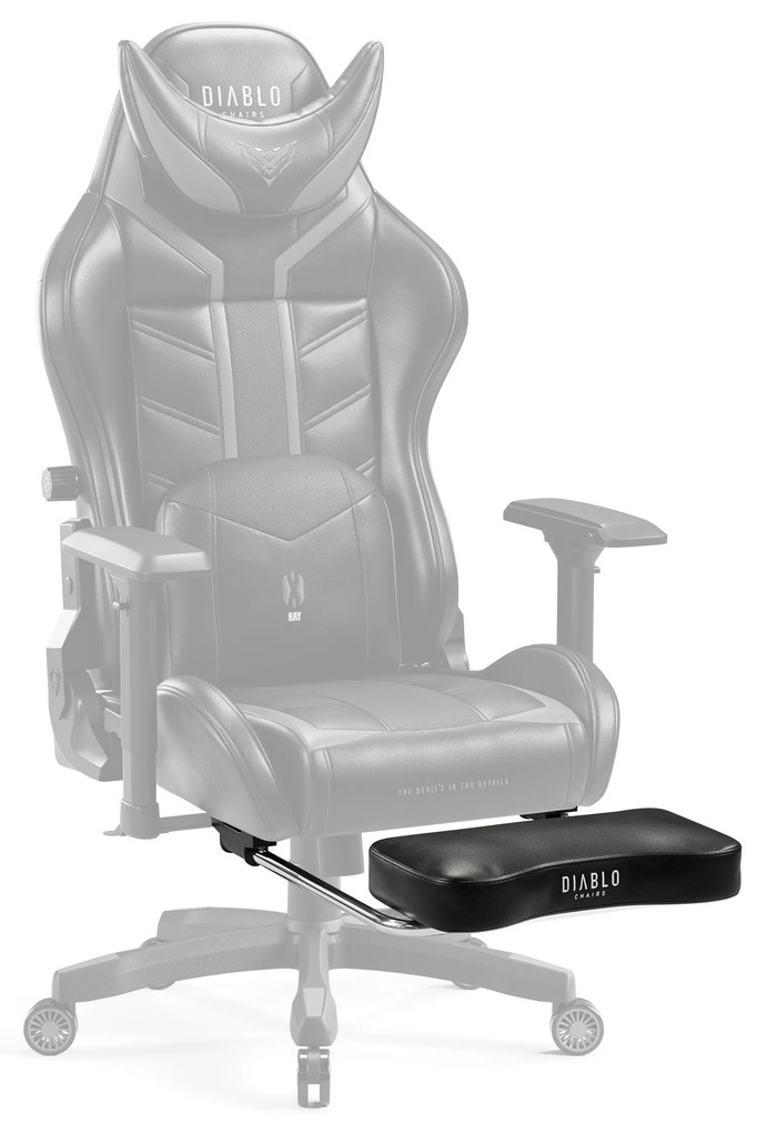 Suport de picioare pentru scaunul de gaming Diablo X-Ray 2.0: Negru