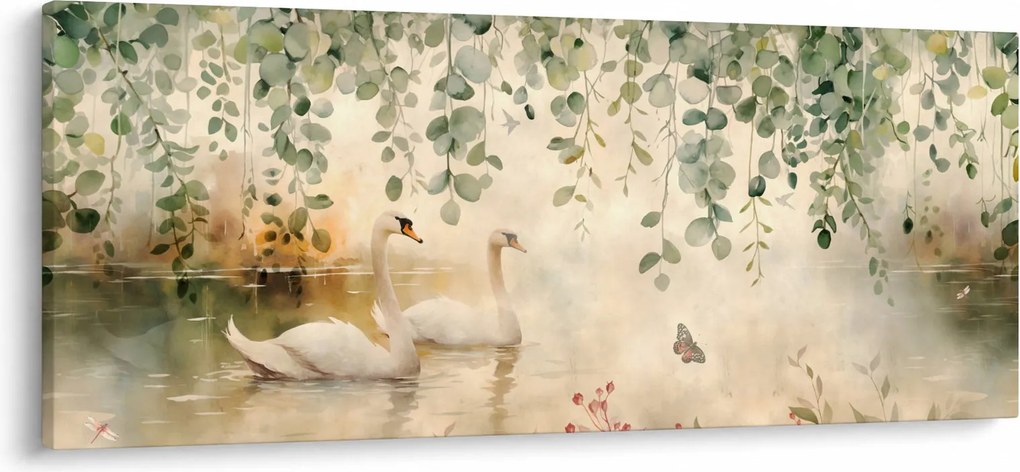 Tablou - Lac, acvariu (120x50 cm)