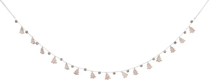 Ghirlanda Craciun brad lemn textil 120 cm