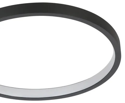 Plafonieră LED dimabilă GAFARES LED/15W/230V negru Eglo 900421 + telecomandă