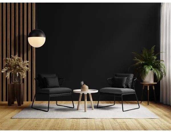 Lustră pe cablu ENDOR 1xE27/40W/230V neagră Searchlight 24181BK