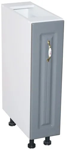 Corp inferior 20 cu 1 usa si cos Jolly Zebra MDF gri dungi