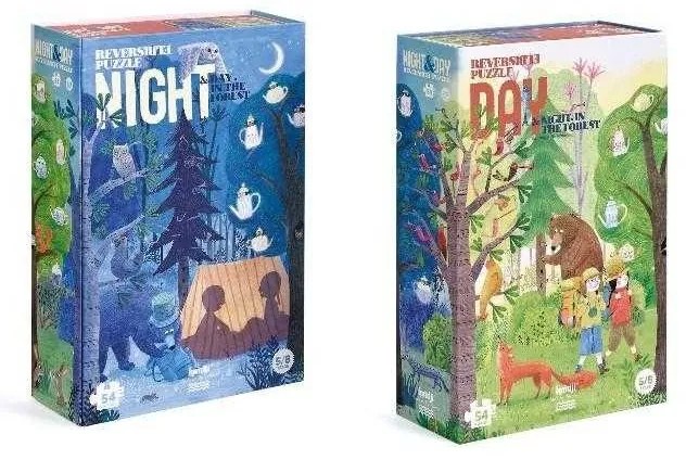 Puzzle Londji reversibil, zi si noapte