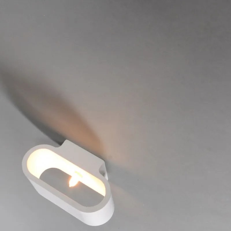 Aplică modernă albă plată - Gipsy Arles