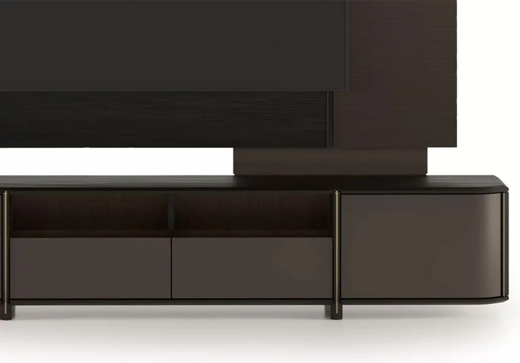 Unitate TV lemn masiv Nova 230 cm