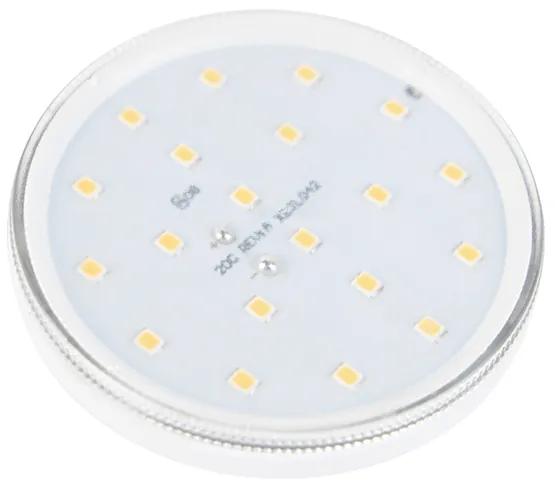 Set de 5 lămpi LED GX53 reglabile în 3 trepte în Kelvin 3W 350 lm 3000-6500K