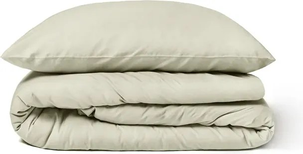 Lenjerie de pat din bumbac CALMORA crem verde Dimensiune lenjerie de pat: 2 buc 70 x 90 cm | 200 x 220 cm