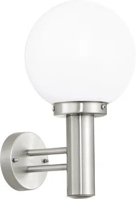 Aplica Nisia E27 max. 1x60W, pentru exterior IP44, otel inoxidabil