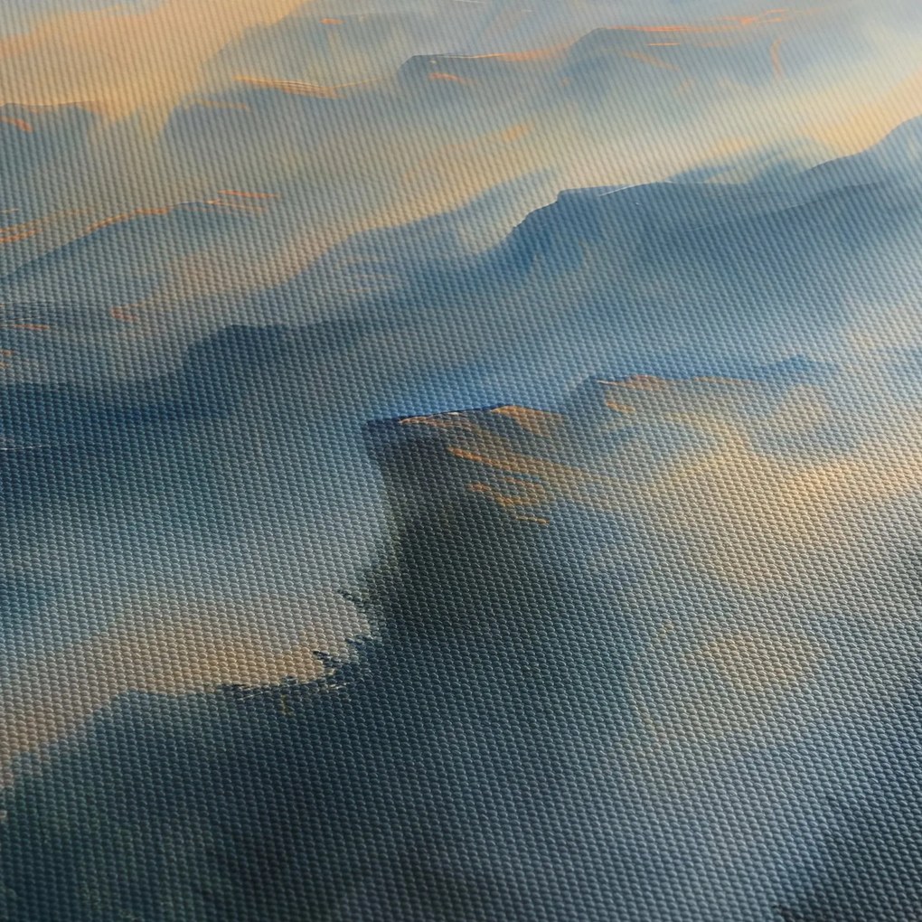 Tablou - Peisaj montan pictat (150x105 cm)