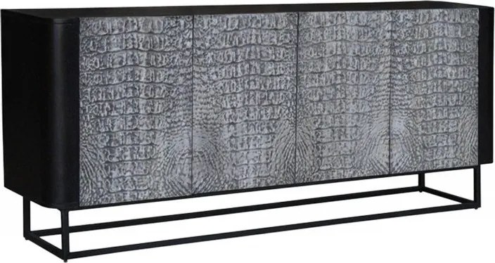 Comoda unicat cu model Krokodil 177cm gri