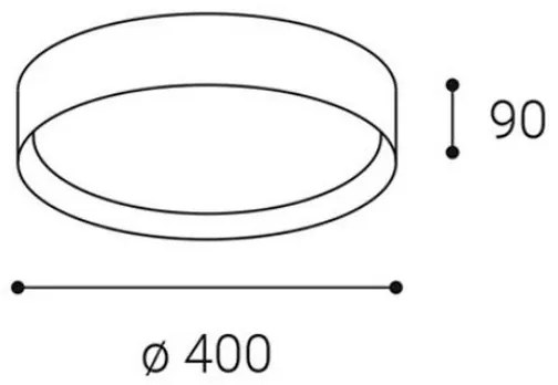 Plafonieră MILA LED/30W/230V 3000/4000K LED2