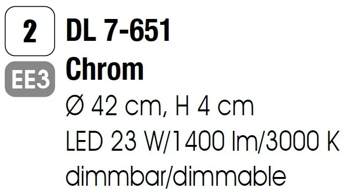 Plafoniera LED dimabila design minimalist Karlsson 42cm
