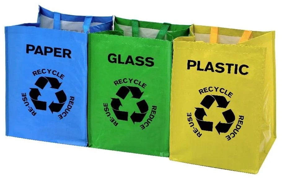 Coșuri de sortare și reciclare 3 buc. 40 l – Premier Housewares