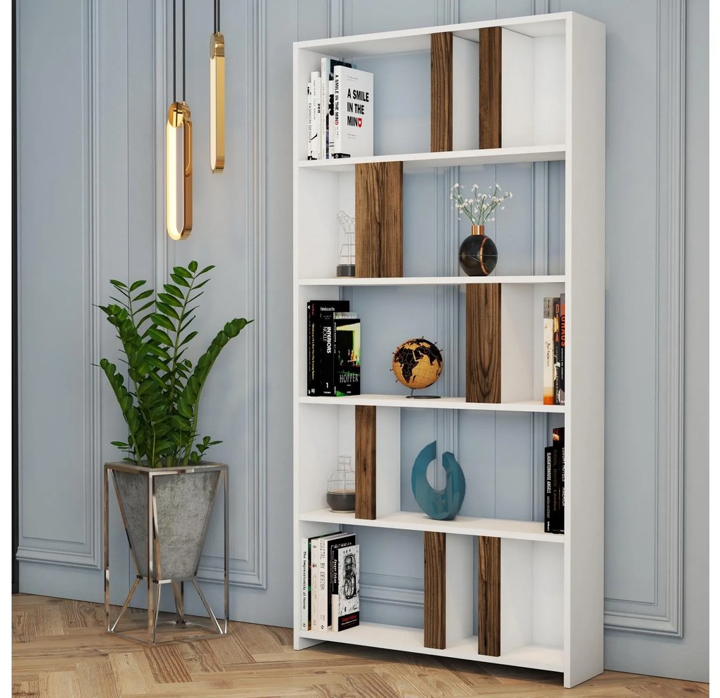 Raft Limba (Alb + lemn de nuc). 1088318