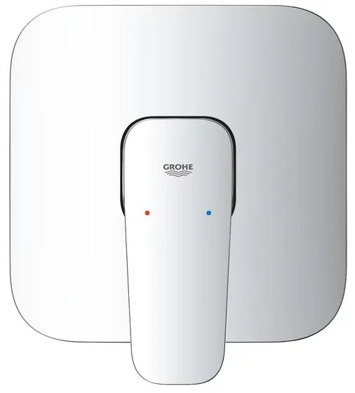 Baterie dus incastrata Grohe Cubeo crom lucios fara corp ingropat