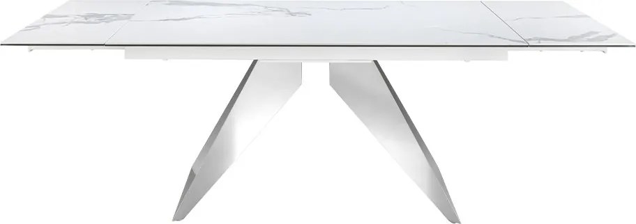 Masa extensibila deosebita design LUX Porcelain Marble 160-240cm