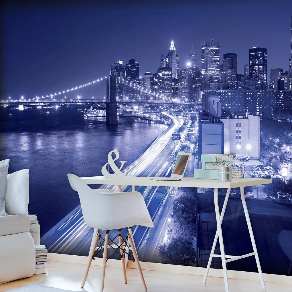 Fototapet - New York Brooklyn Bridge City (152,5x104 cm)