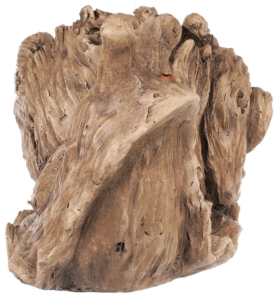 Mască de ghiveci Melc, 39 x 23 c 22 cm, Mgo,