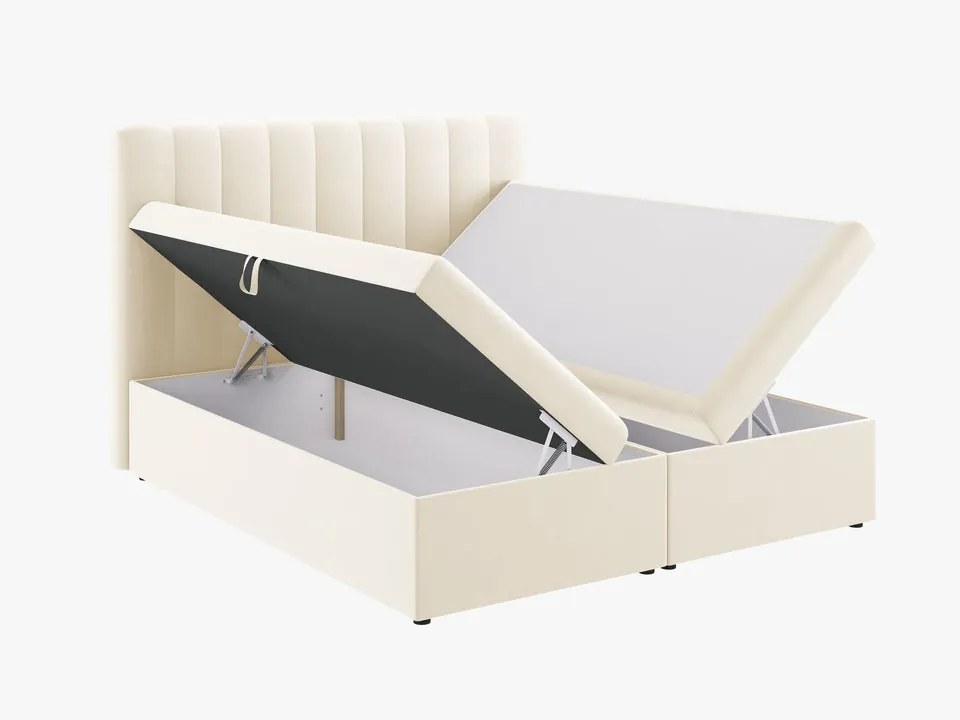 Pat boxspring Kelp 140x200 cm catifea