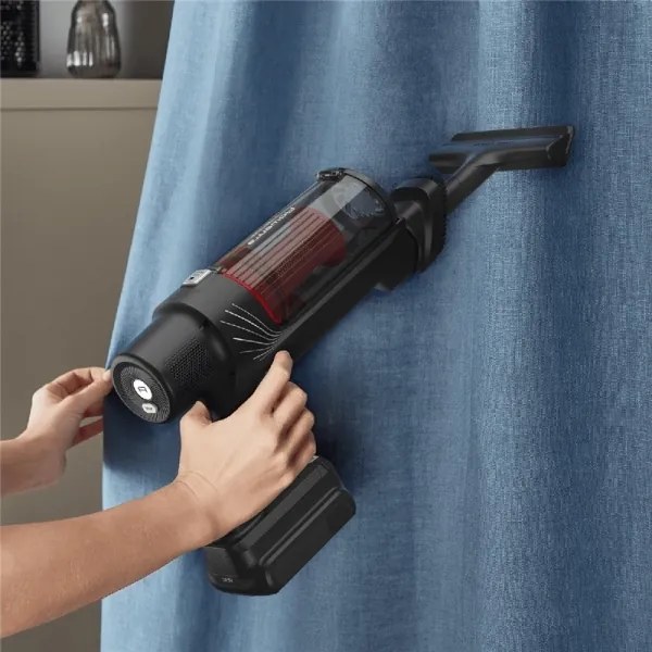 Rowenta X-PERT ANIMAL - aspirator vertical 2-în-1, 140W/18V, roșu