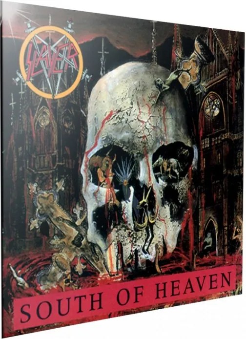 Tablou MDF imagine super clara Slayer - South of Heaven 32 cm