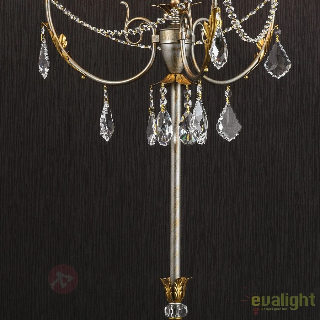 Lampadar LUX super elegant cu 3 brate Miramare STL 12-1149/3 silver-goldOR