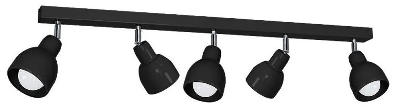 Lampa spot PIK 5xE27/60W/230V negru