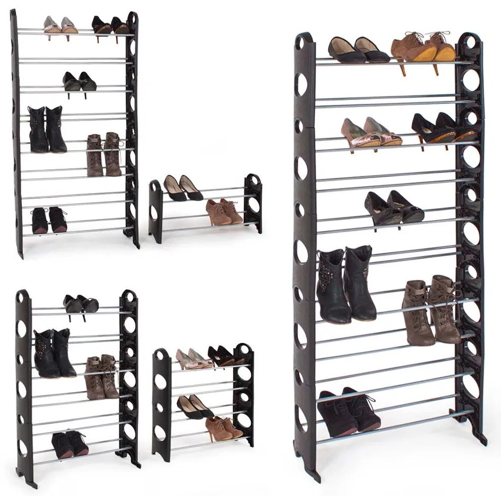 Pantofar cu 10 nivele - negru