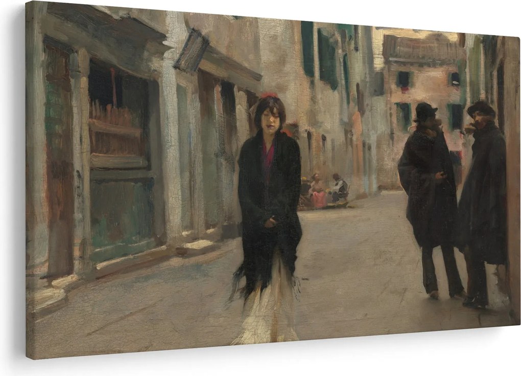 Tablou - John Singer Sargent, Street in Venice, reproducere (90x60 cm)