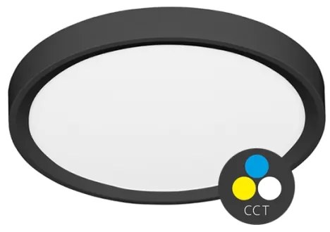 Plafonieră LED Ecolite W007-CCT/32W/CR SALY LED/32W/230V IP40 negru