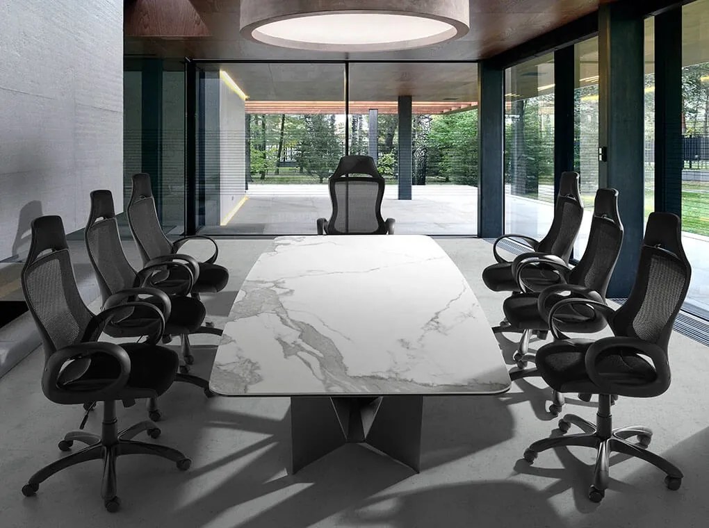 Scaun de birou elegant Black AC 4074-MLM611436