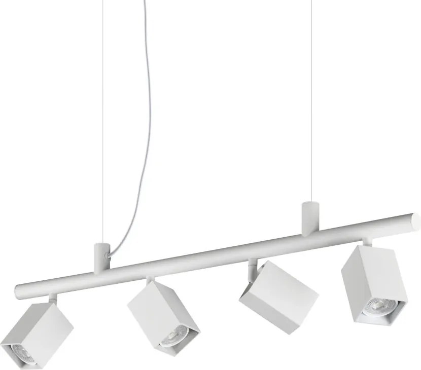 Lustra suspendata DYNAMITE SP4 SQUARE BIANCO