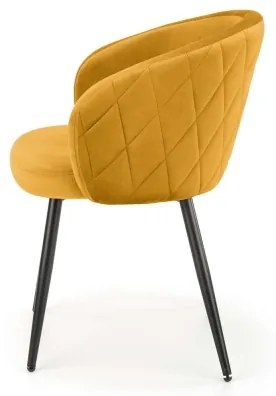 Scaun de masă CALMURE galben