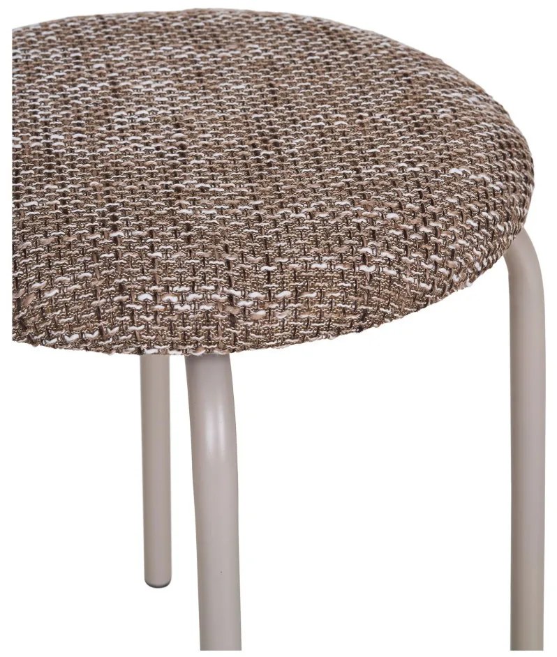 Scaun Asmara, amestec maro 43x43 cm