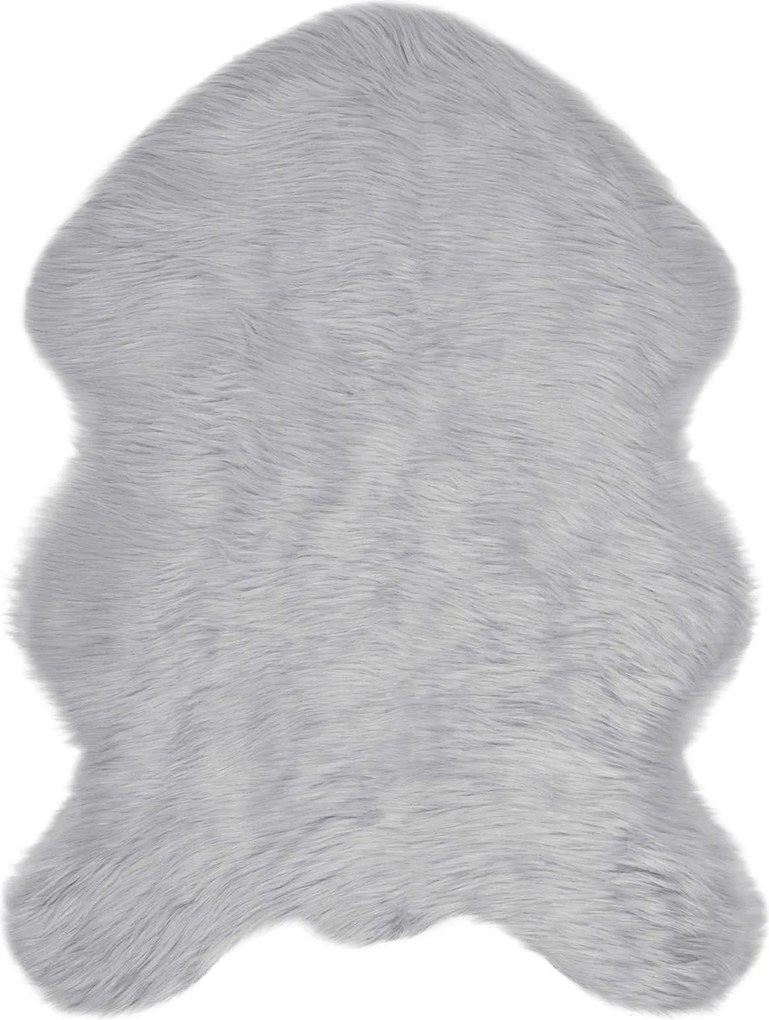 vidaXL Covor din Lână Faux Tafalla Gri 80 x 120 cm Poliester