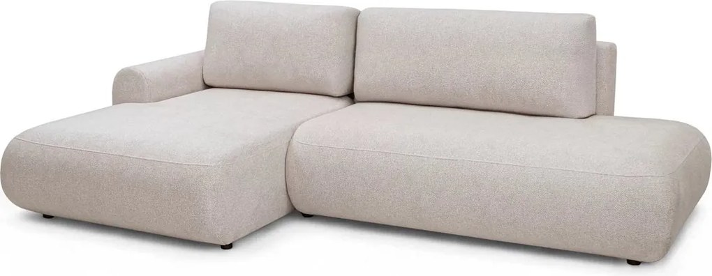 Colțar extensibil Lotulis L II stânga - țesătură hidrofobă crem Blur 01