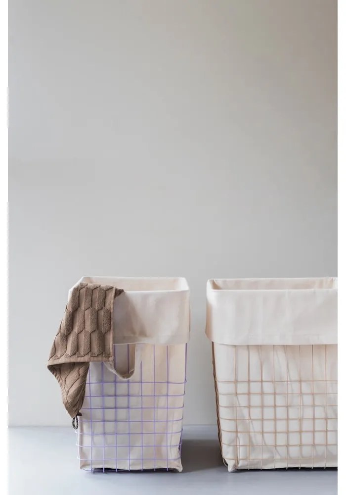 Coș de rufe bej din metal/din material textil 64 l Store-It – Mette Ditmer Denmark