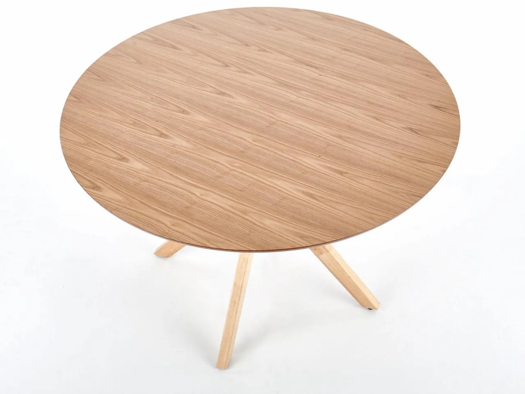 Masa rotunda Nicolas stejar - d120 x h77 cm