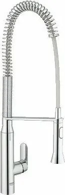 Baterie bucatarie cu pipa flexibila Grohe K7 crom lucios