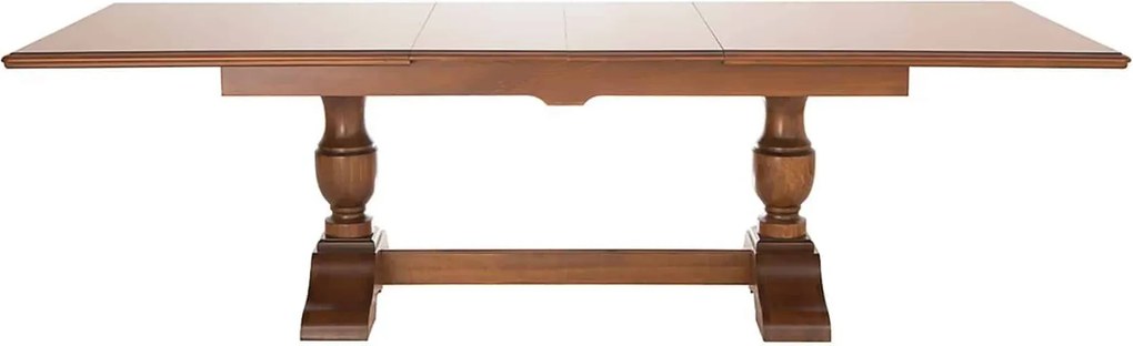 Masă lemn masiv Extensibilă Dining Erika, 200 × 100 × 80 cm